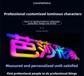 Custom RGB LED signs