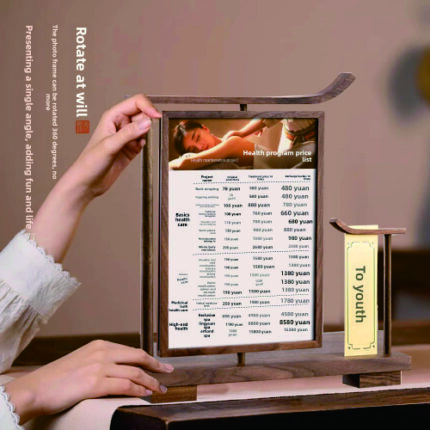 double sided tabletop display