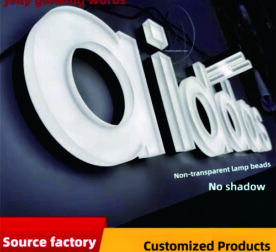 Frosted Acrylic Illuminated Letters