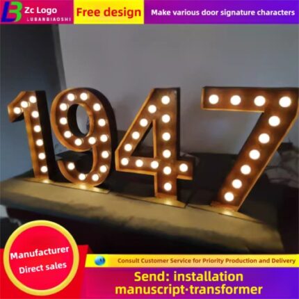 Custom Illuminated Letters
