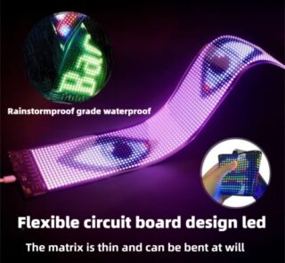 Flexible LED Car Display