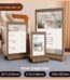 leather tabletop display