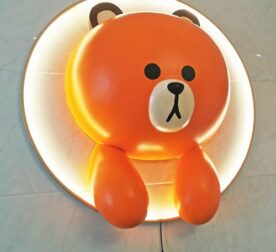 Line Friend Brown Sculpture