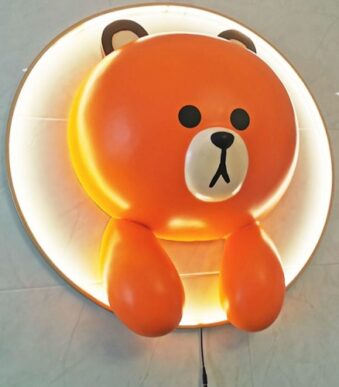Line Friend Brown Sculpture