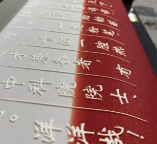 Velvet Flock Printed Canvas